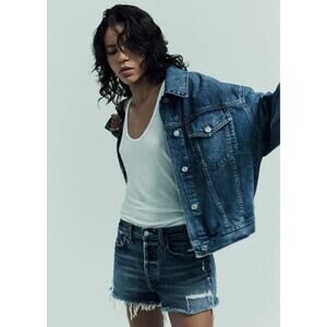 AGOLDE Parker Vintage Cut Off Short‎ In Dark Swapmeet Size 27